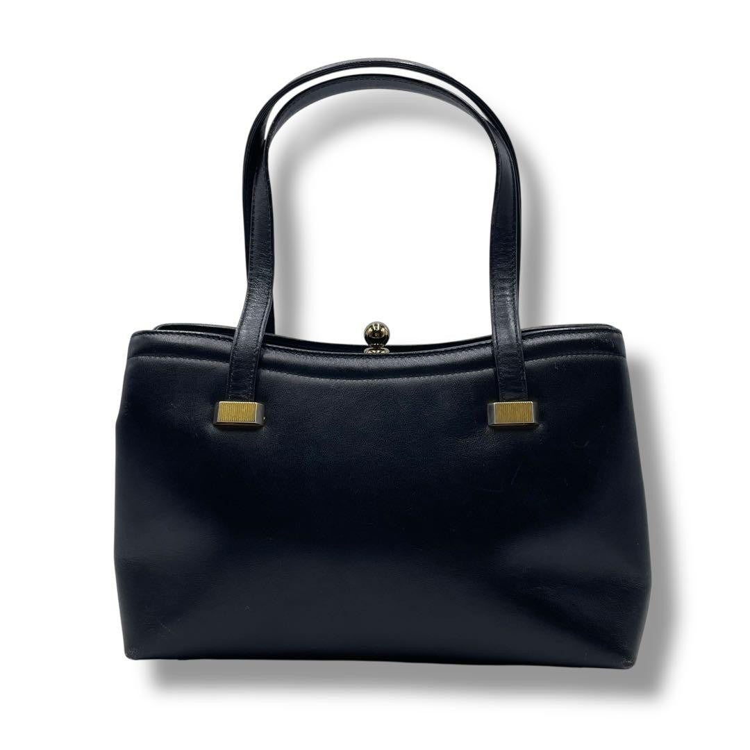 GIVENCHY Hand Bag Tote Purse 4G Black Leather Authentic