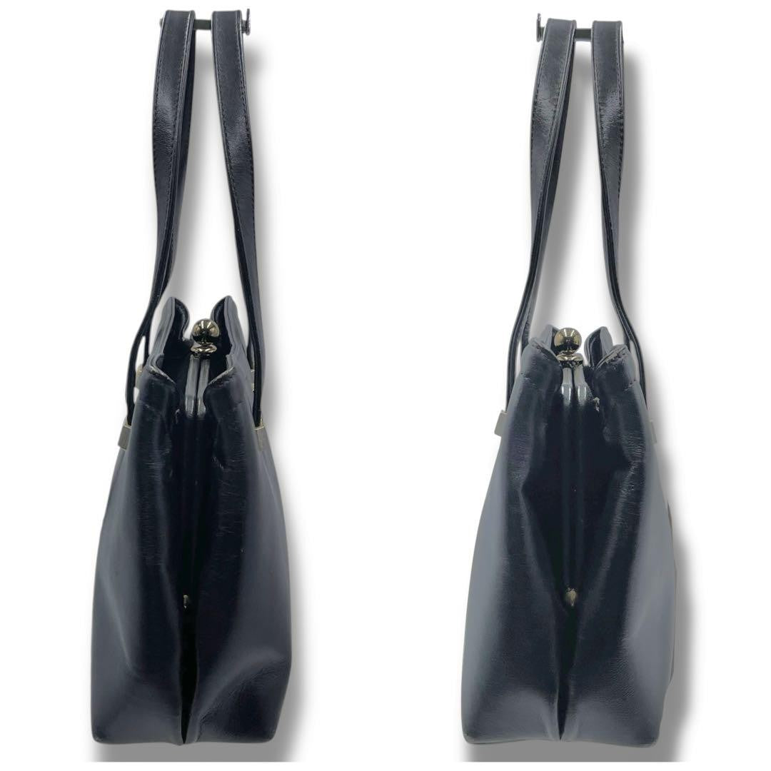 GIVENCHY Hand Bag Tote Purse 4G Black Leather Authentic