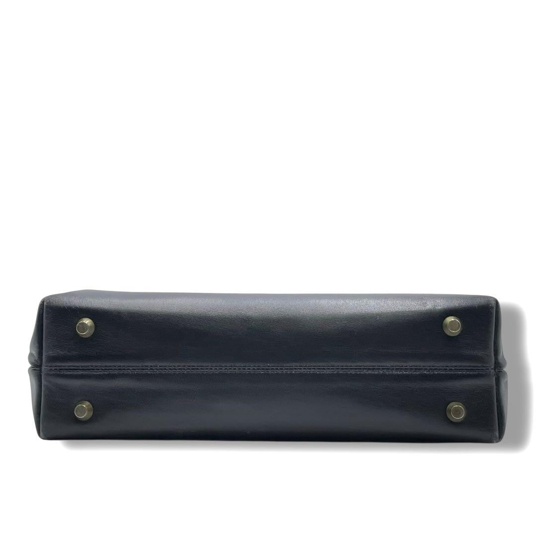GIVENCHY Hand Bag Tote Purse 4G Black Leather Authentic