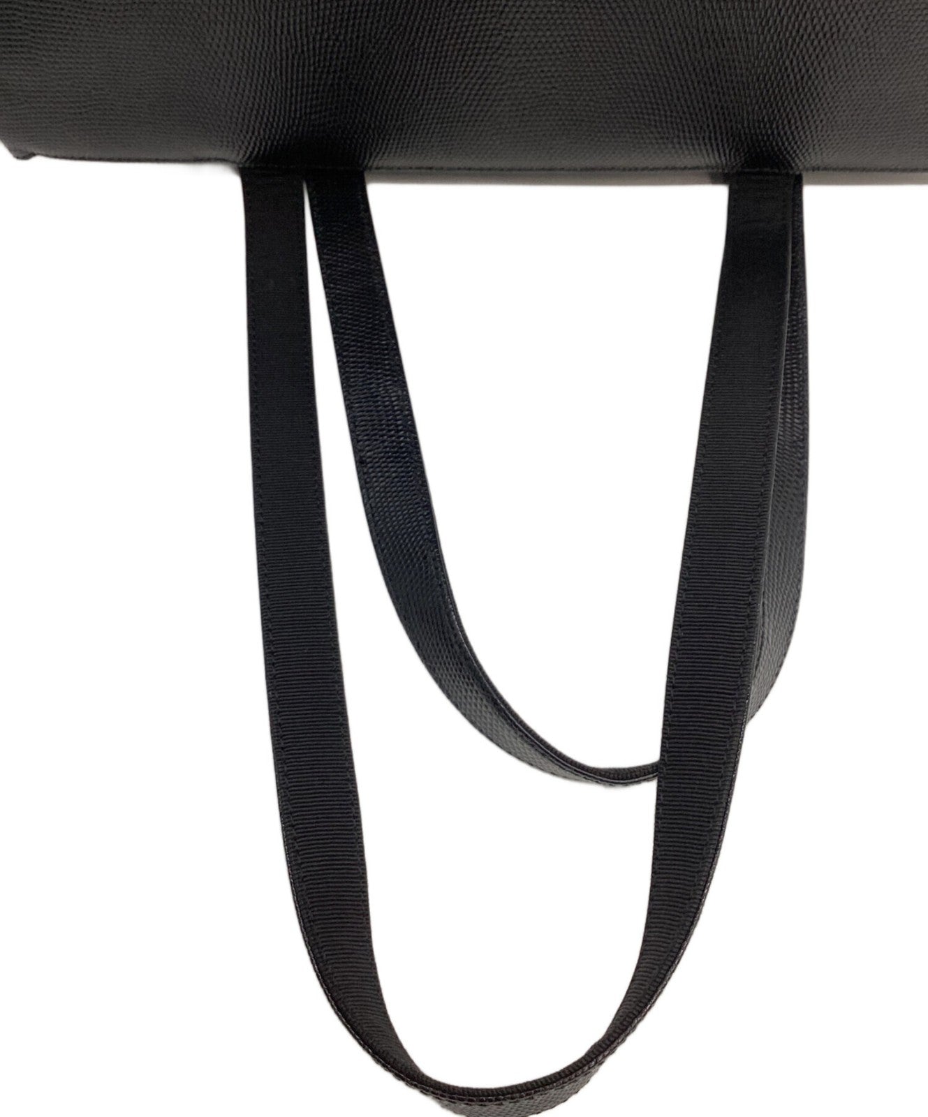 Salvatore Ferragamo handbag Tote Purse Black Authentic Women's Used