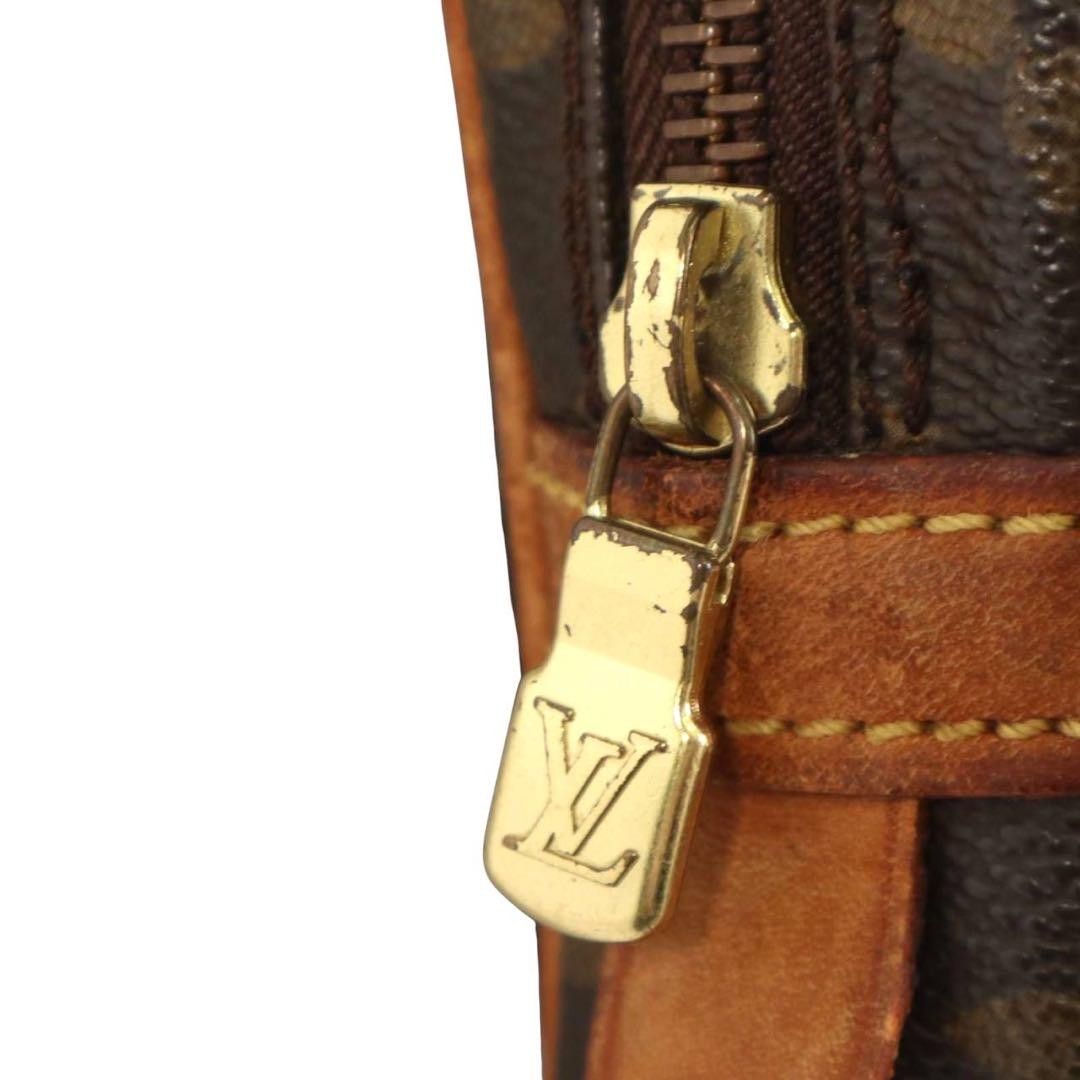 Louis Vuitton Shoulder Bag Purse Monogram M51828 PVC Leather Brown Beige