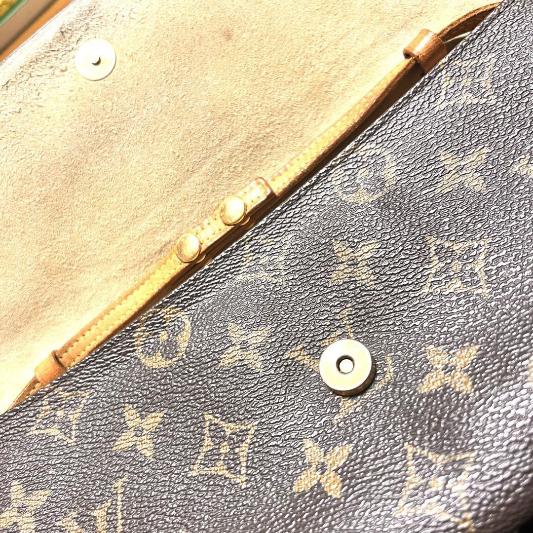 Louis Vuitton Shoulder Bag Purse Monogram M51852 PVC Leather Brown Authentic