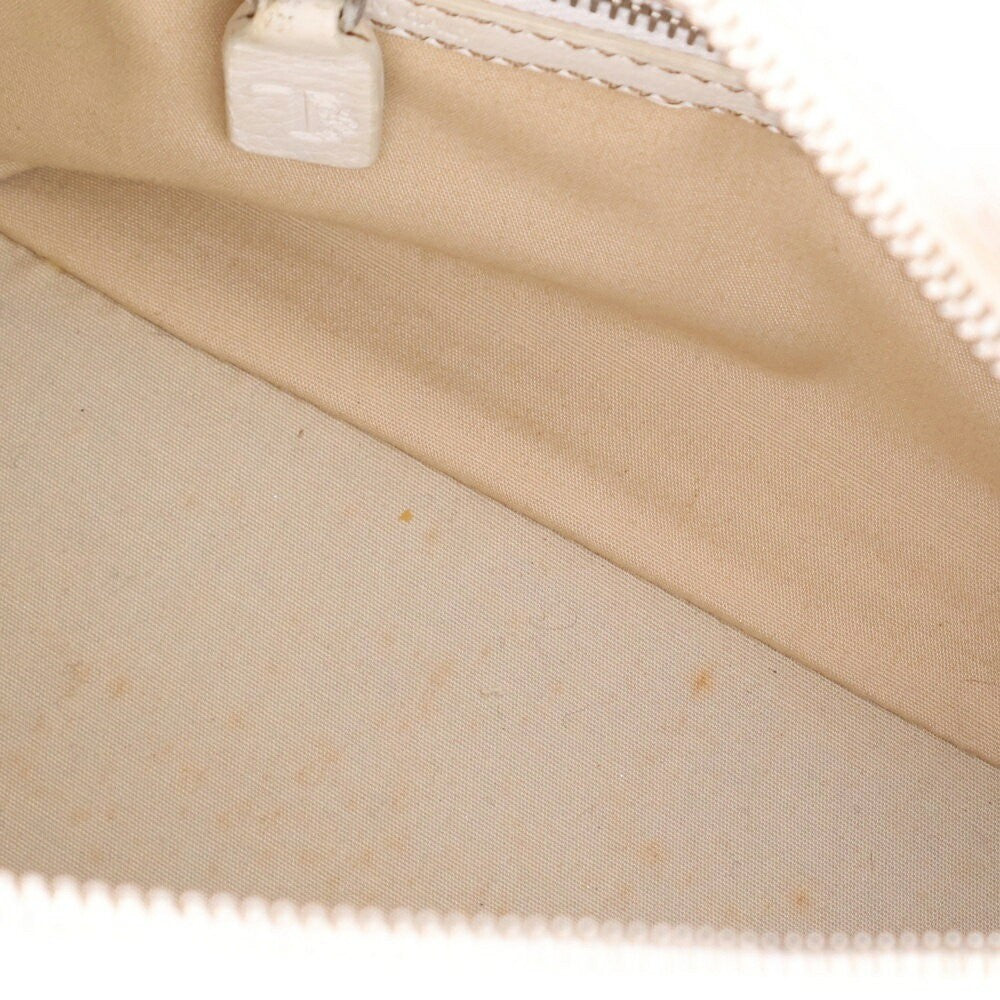 TOD'S Hand Shoulder Bag Tote Purse Leather White Authentic