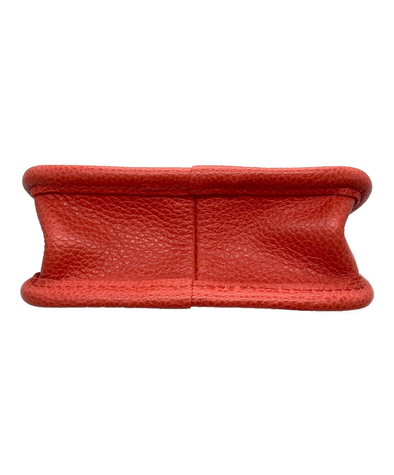 Longchamp Hand Bag Tote Purse Orange Authentic