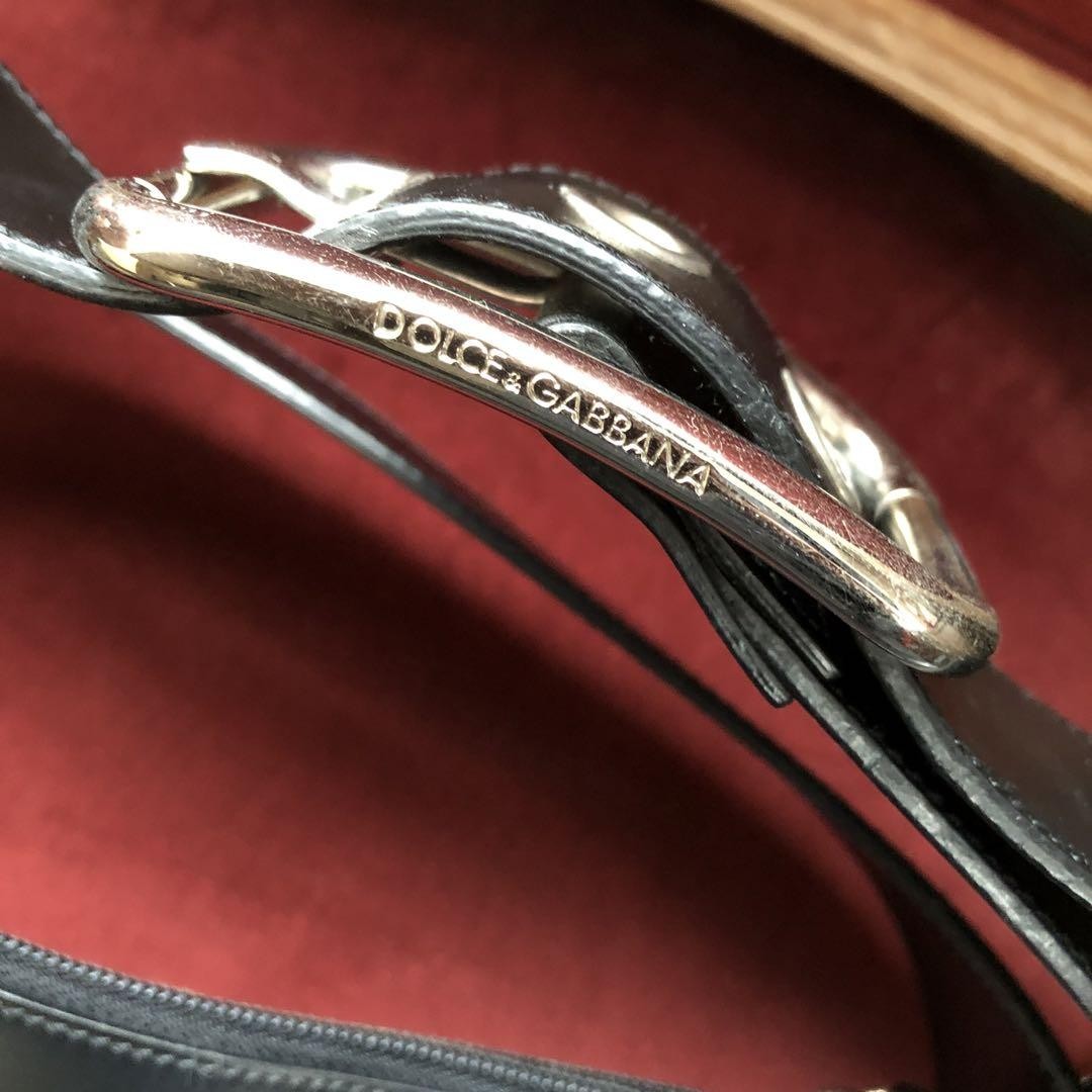 Dolce & Gabbana Hand Bag Tote Purse Black Authentic