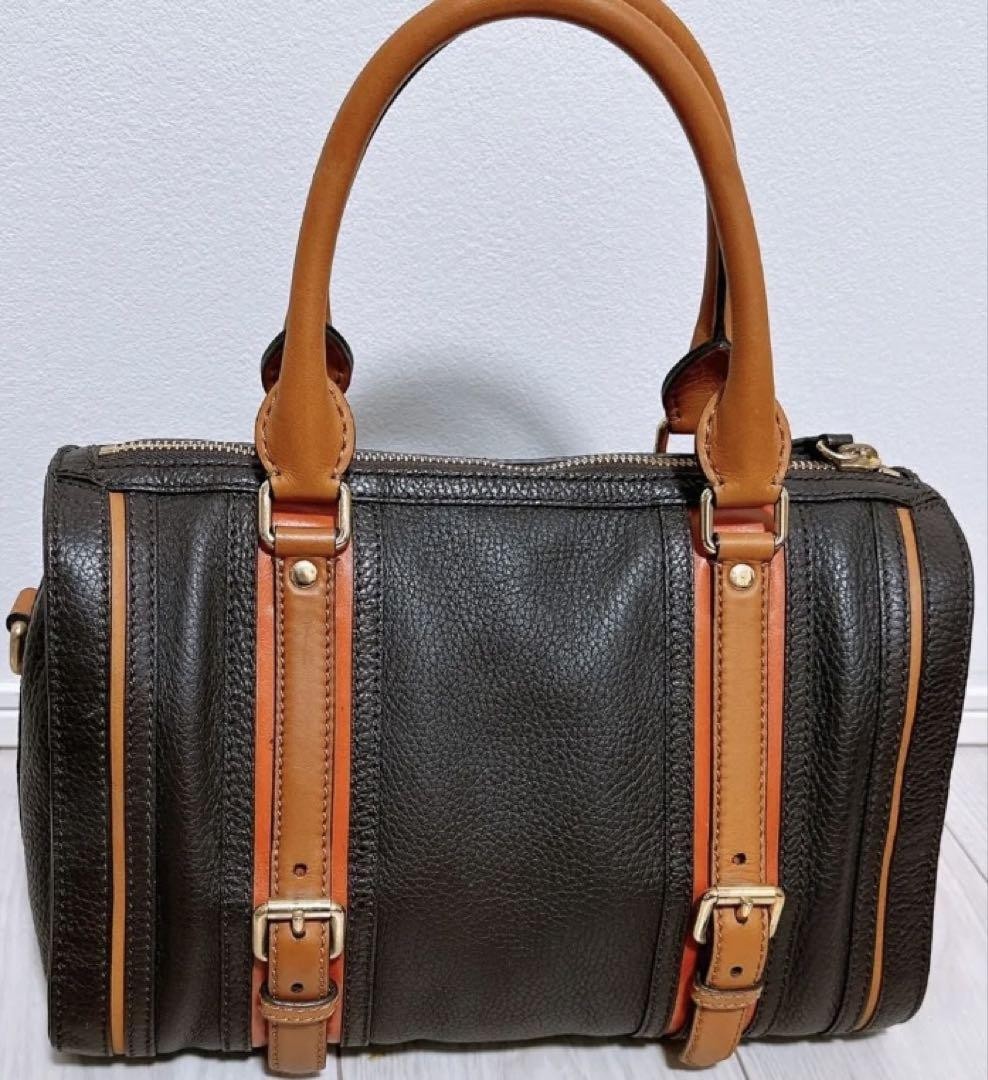 BURBERRY Hand Bag Tote Purse Purse Logo Leather Used Authentic Unisex