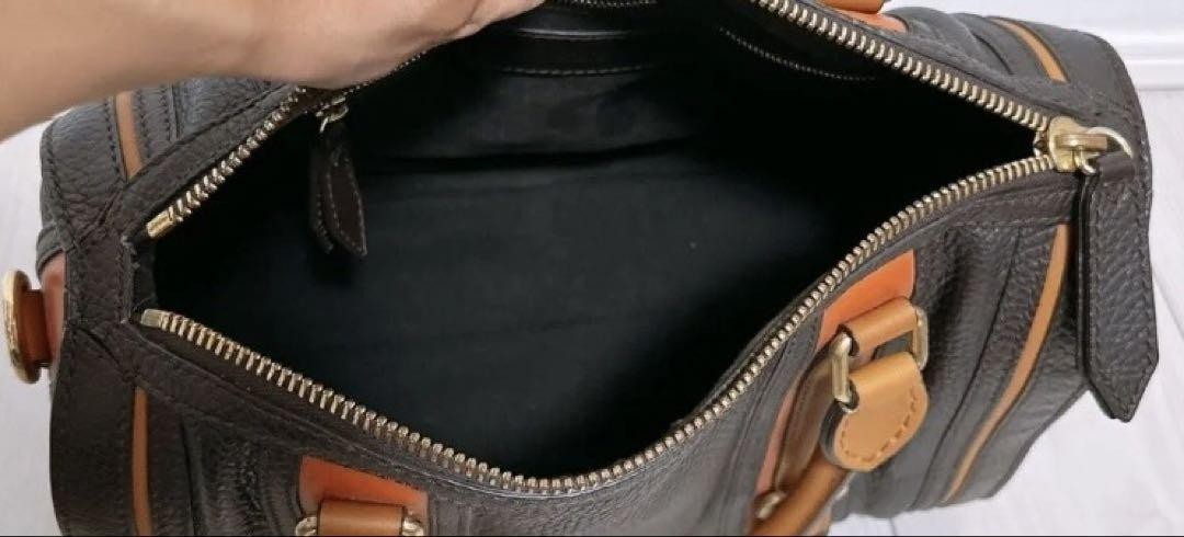 BURBERRY Hand Bag Tote Purse Purse Logo Leather Used Authentic Unisex