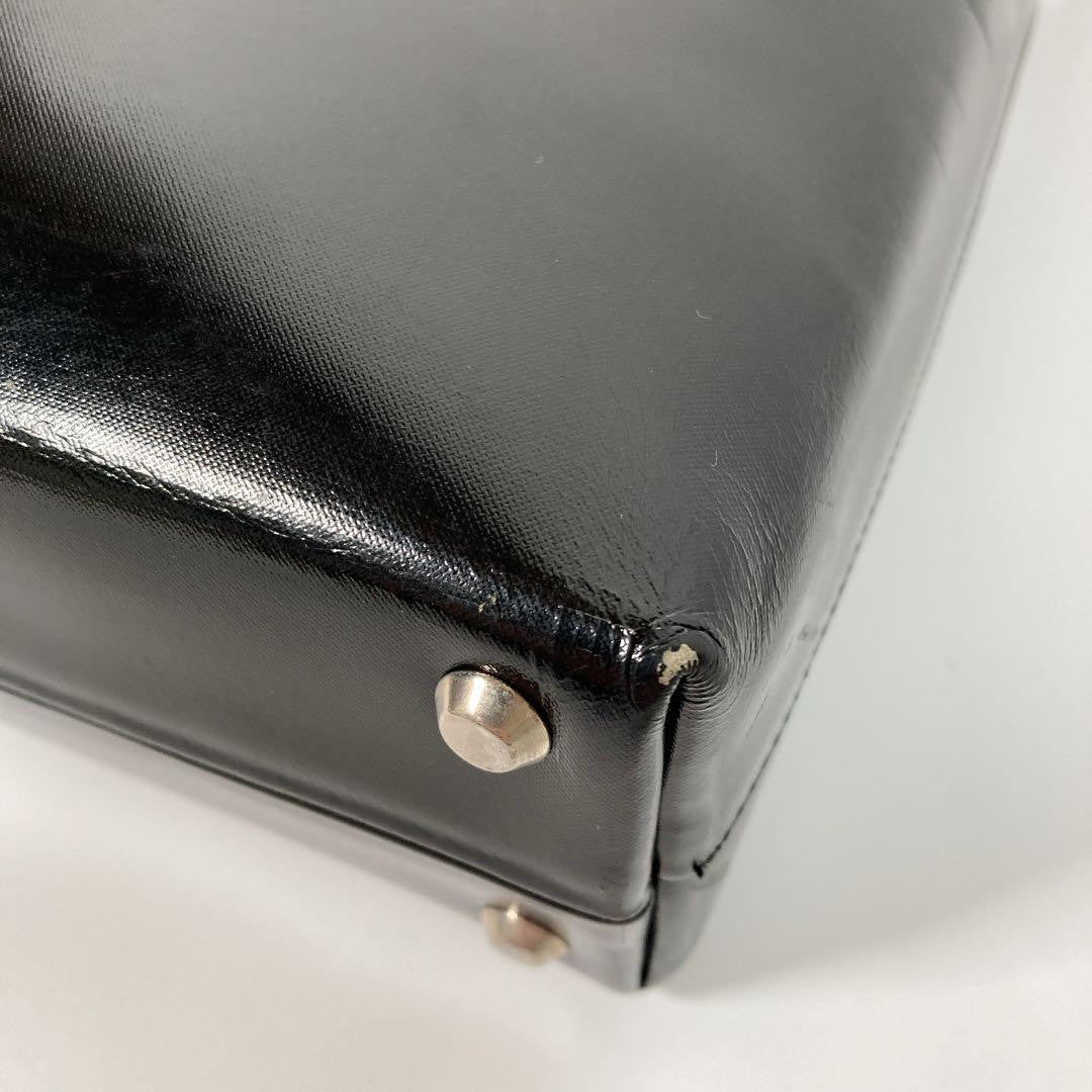 GIVENCHY Black Hand Bag Tote Purse Leather Authentic