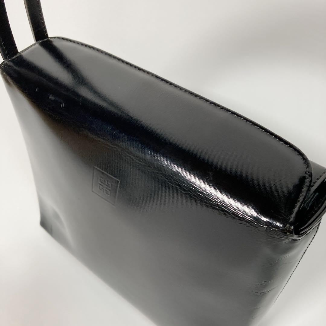 GIVENCHY Black Hand Bag Tote Purse Leather Authentic