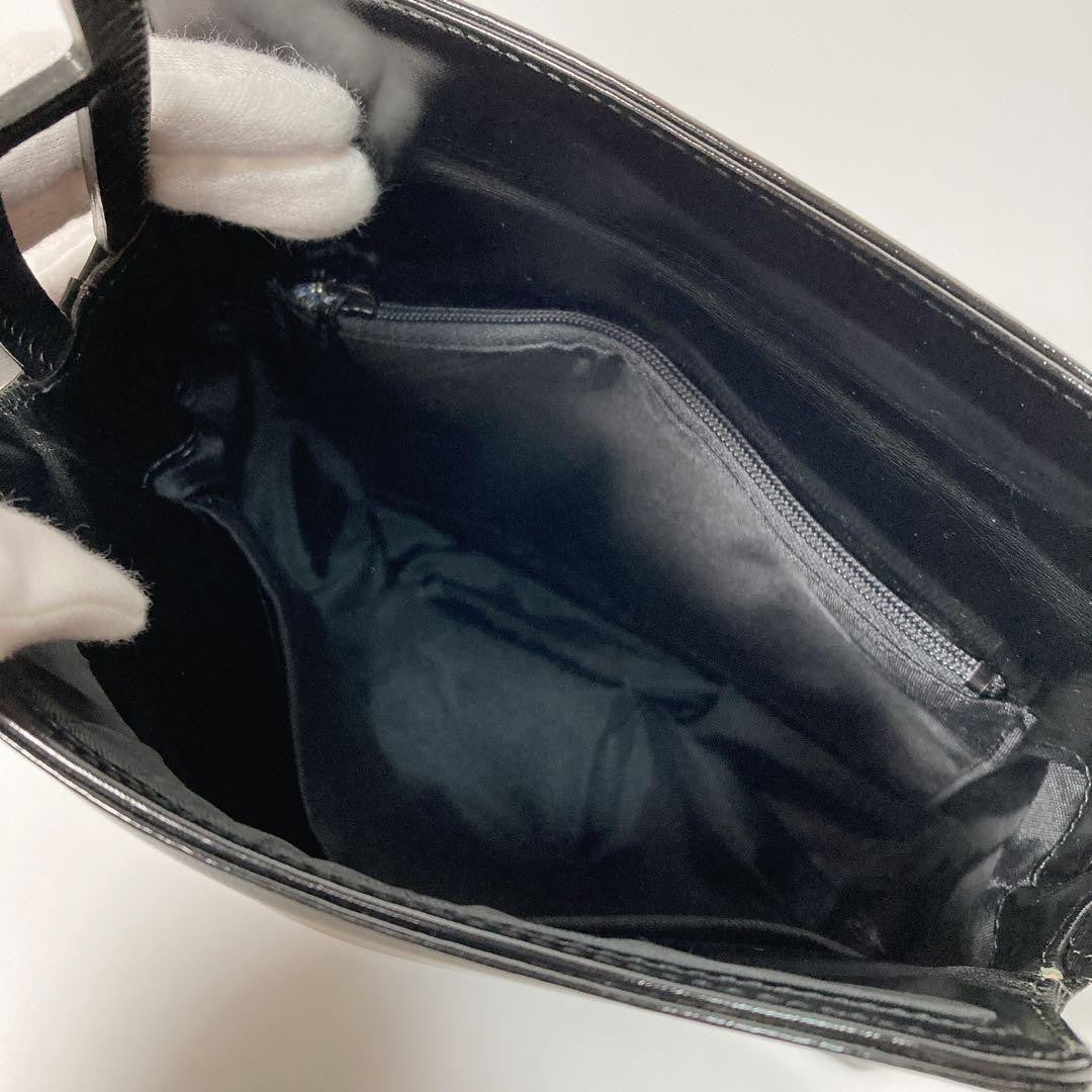 GIVENCHY Black Hand Bag Tote Purse Leather Authentic