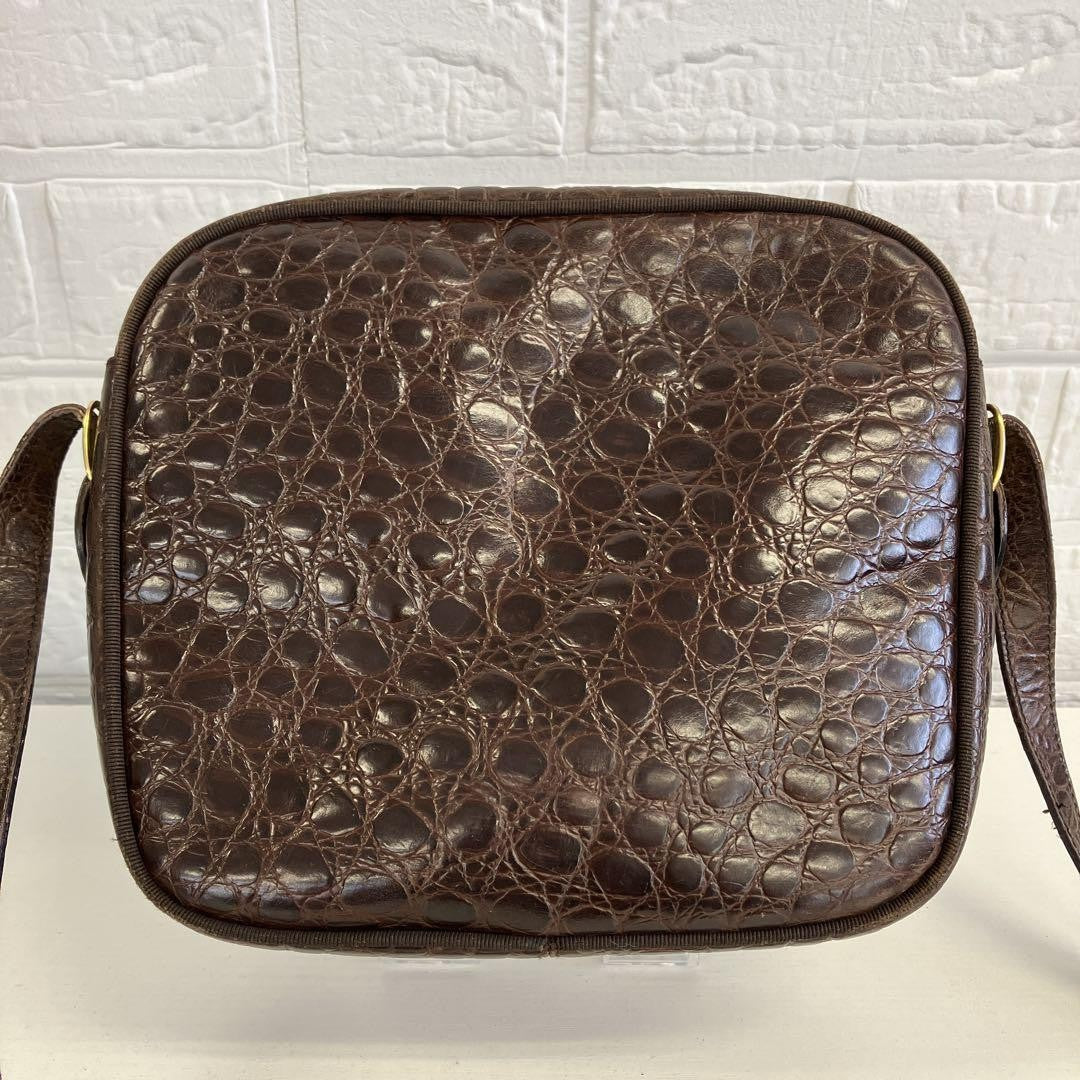 Salvatore Ferragamo VARA RIBBON Purse Shoulder bag Brown Used Women's Authentic