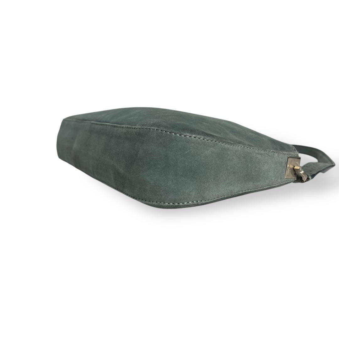 Salvatore Ferragamo handbag Purse Green accessory pouch Authentic Used Women's