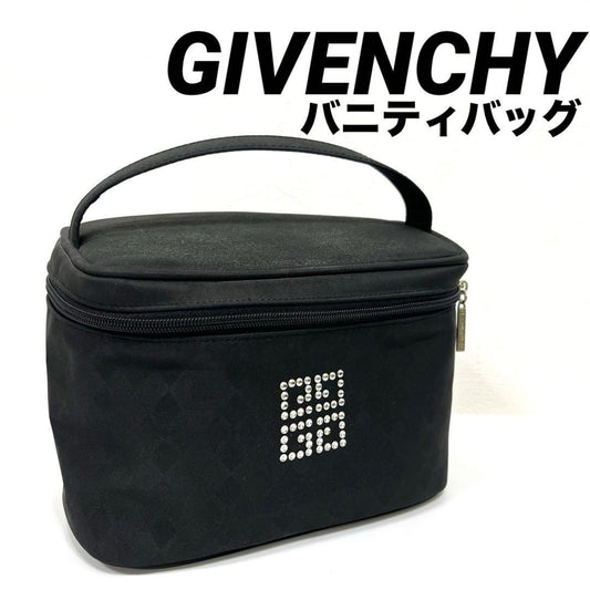 GIVENCHY Vanity Bag Accessory Pouch Hand Pouch 4G Black Authentic