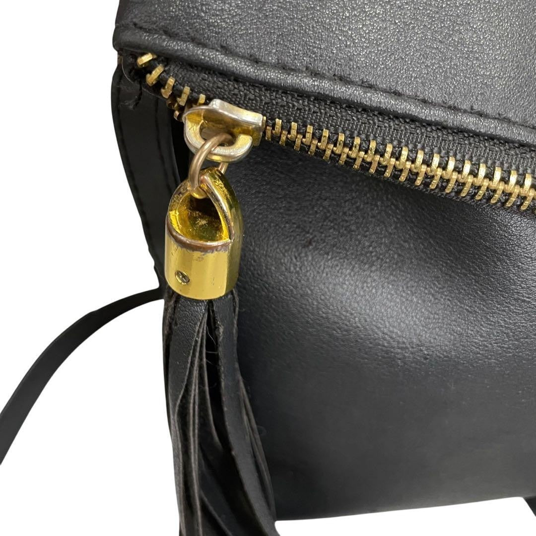 GIVENCHY Shoulder Bag Purse Clutch Bag Second Bag 4G Black Authentic