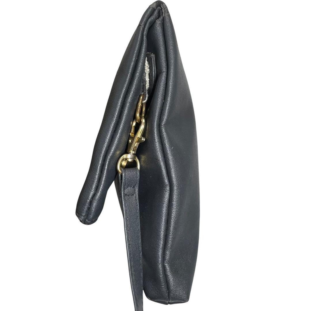 GIVENCHY Shoulder Bag Purse Clutch Bag Second Bag 4G Black Authentic