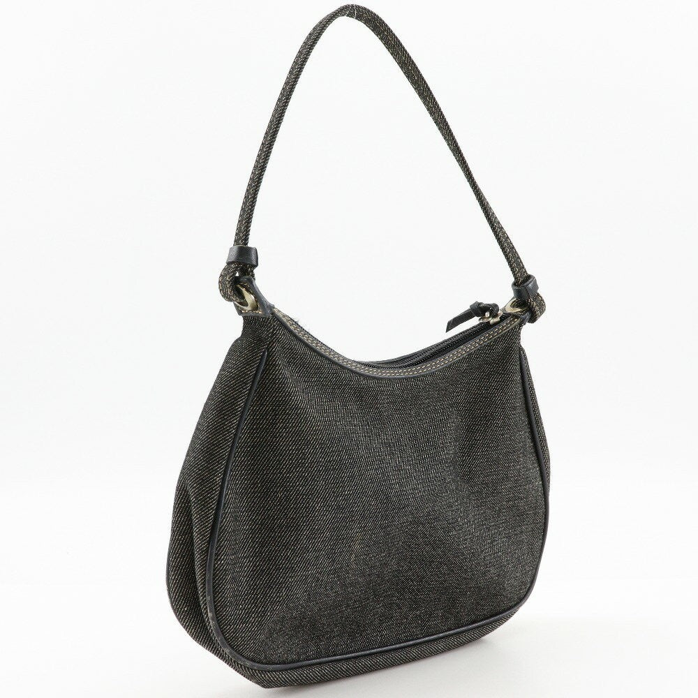GIVENCHY Accessory Pouch Shoulder Bag Purse Denim Navy Authentic
