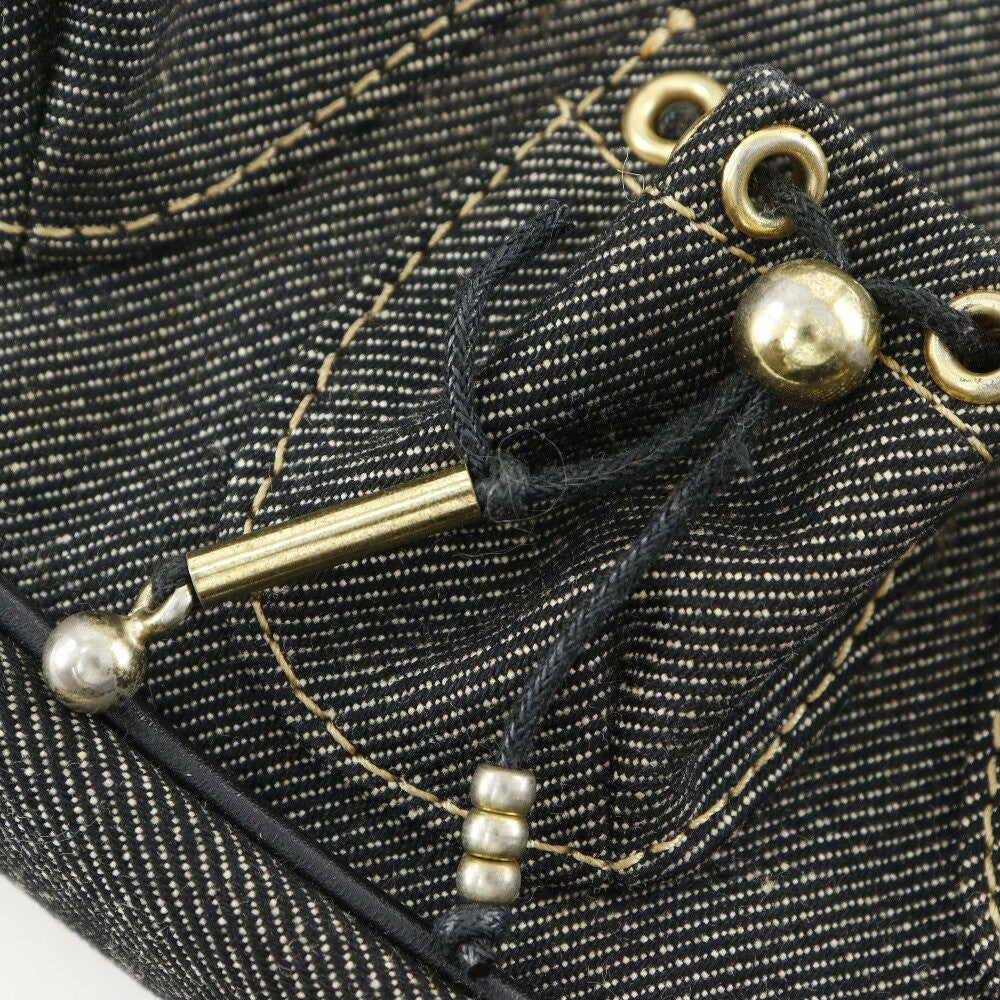 GIVENCHY Accessory Pouch Shoulder Bag Purse Denim Navy Authentic