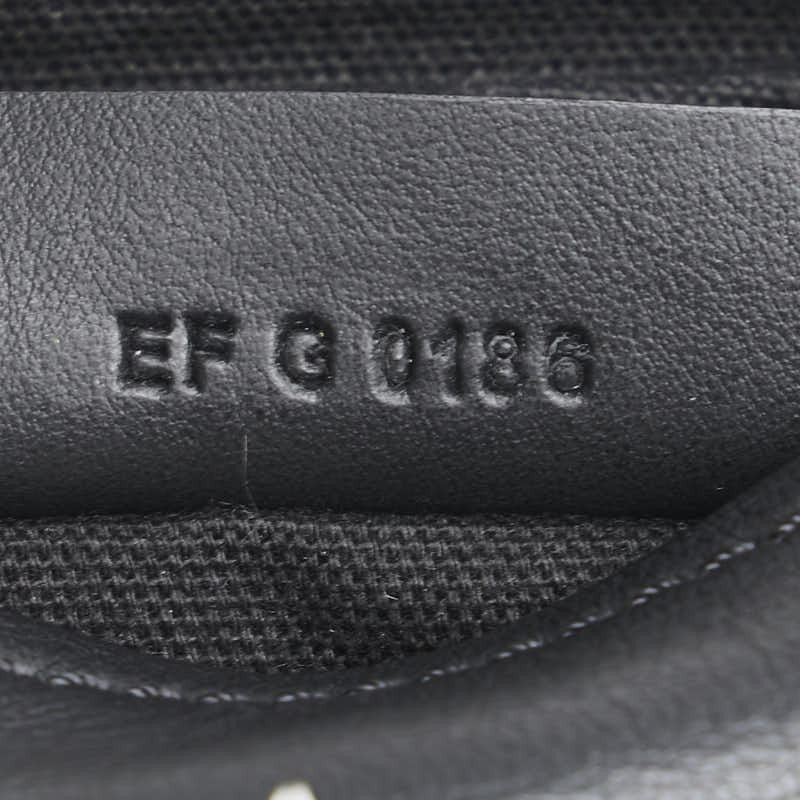 GIVENCHY Clutch Bag Second Bag Leather Black White Authentic