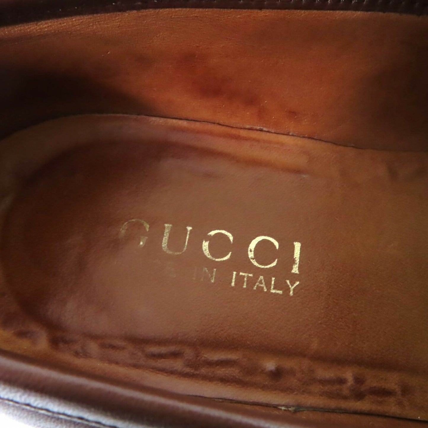 GUCCI Loafers Shoes Horse Bit EU 36 US 6 Leather Brown Authentic