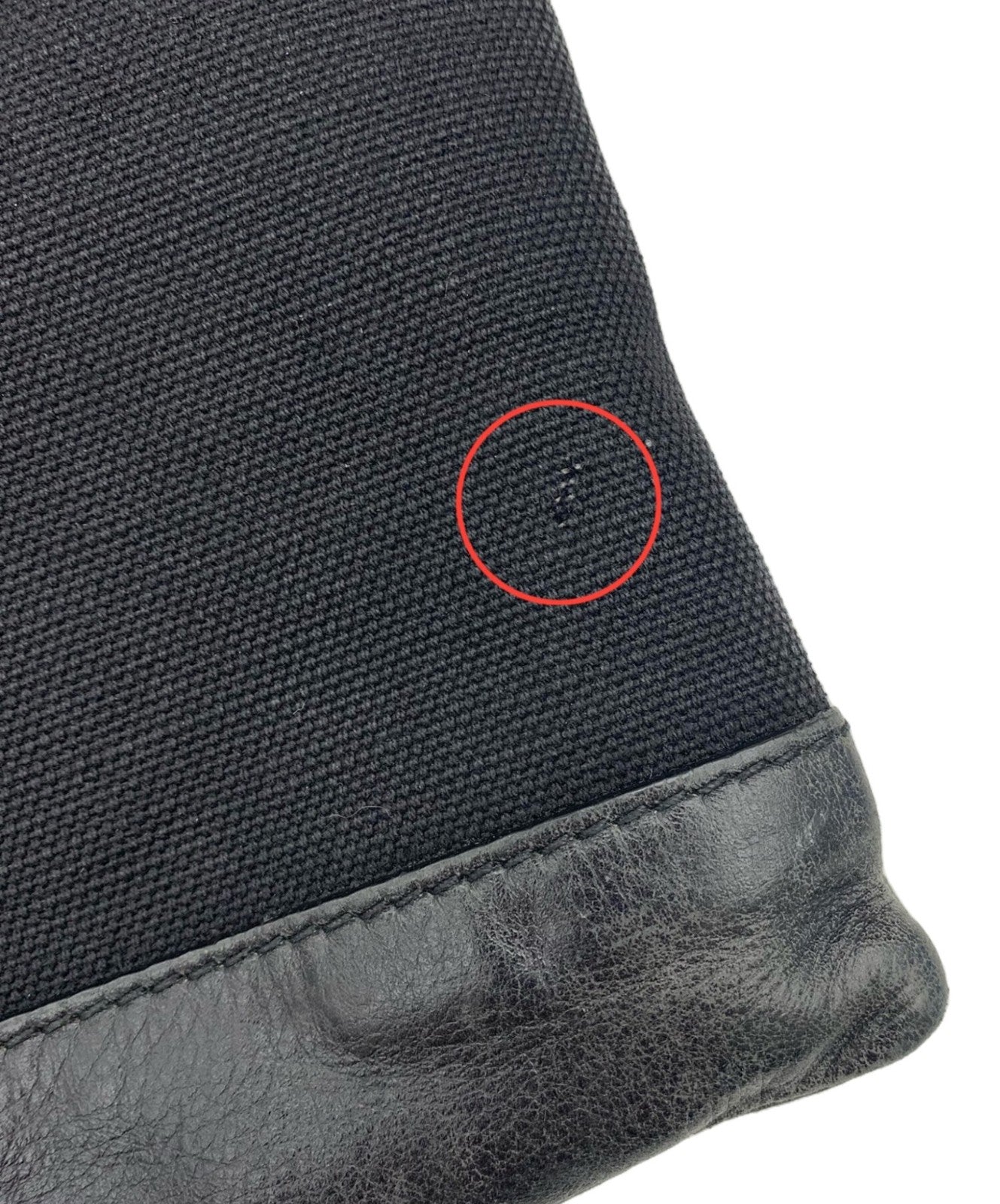 BALENCIAGA Clutch Bag Second Bag Logo Black Authentic