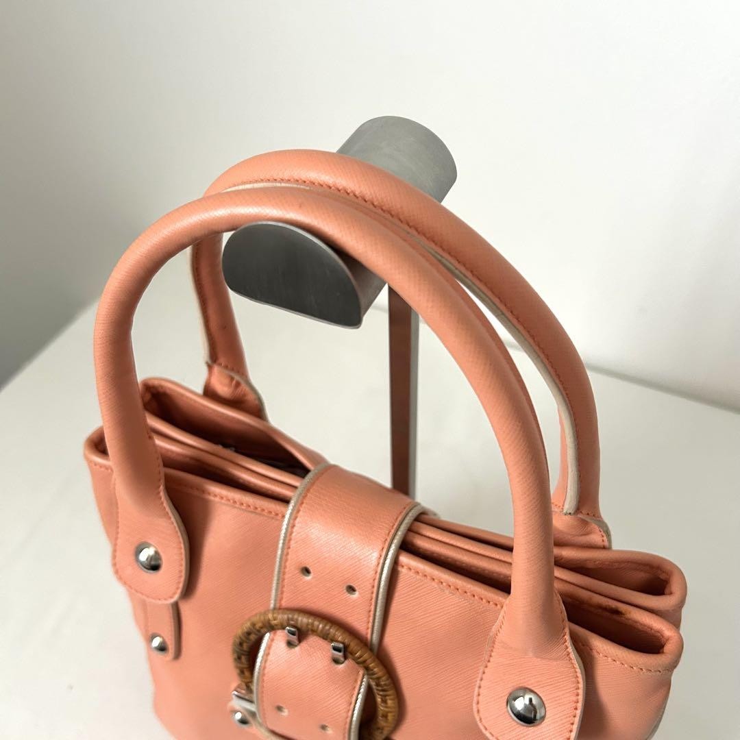 Salvatore Ferragamo Hand Shoulder Bag Tote Purse 2way Leather Authentic