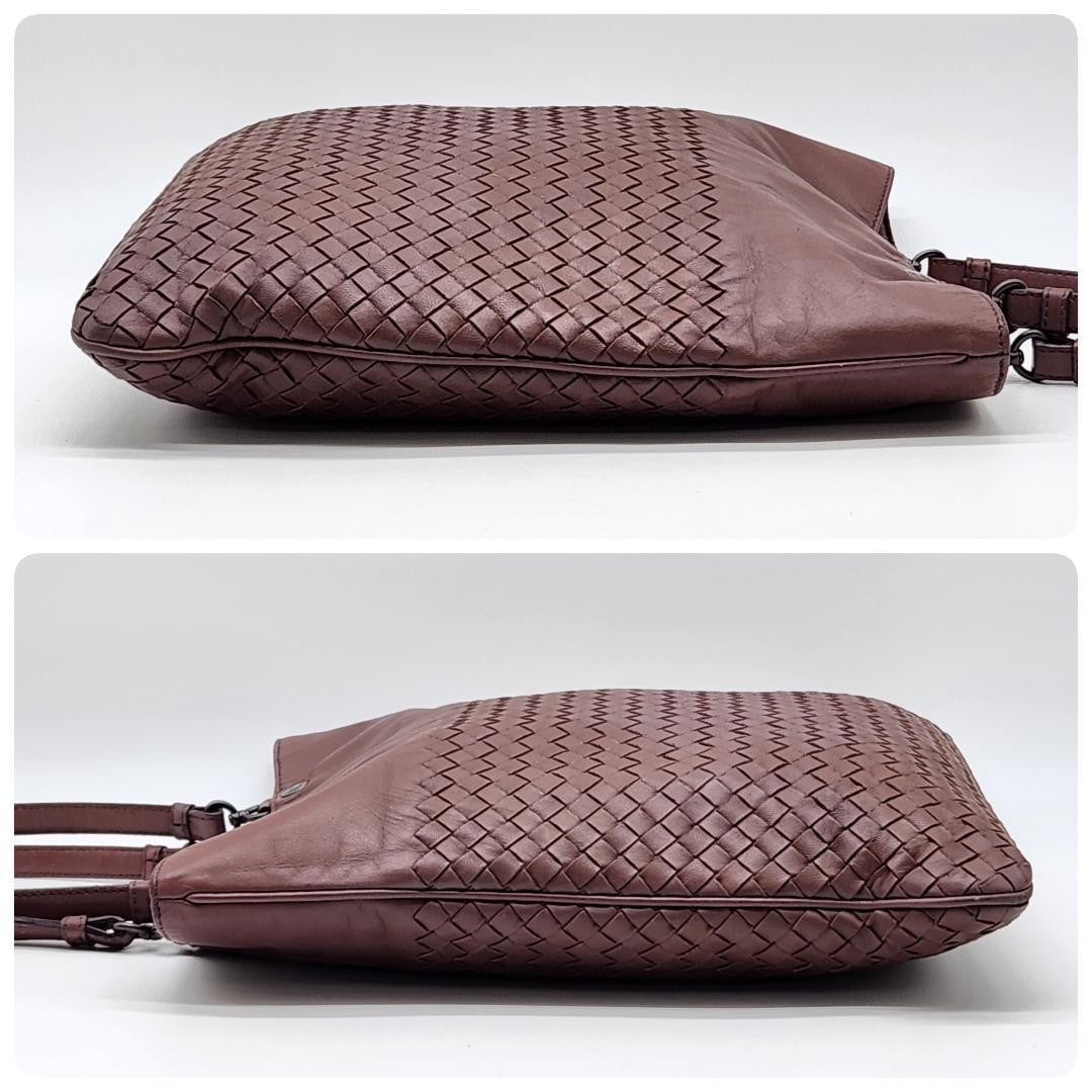 BOTTEGA VENETA Hand Bag Tote Purse Intrecciato Leather Authentic