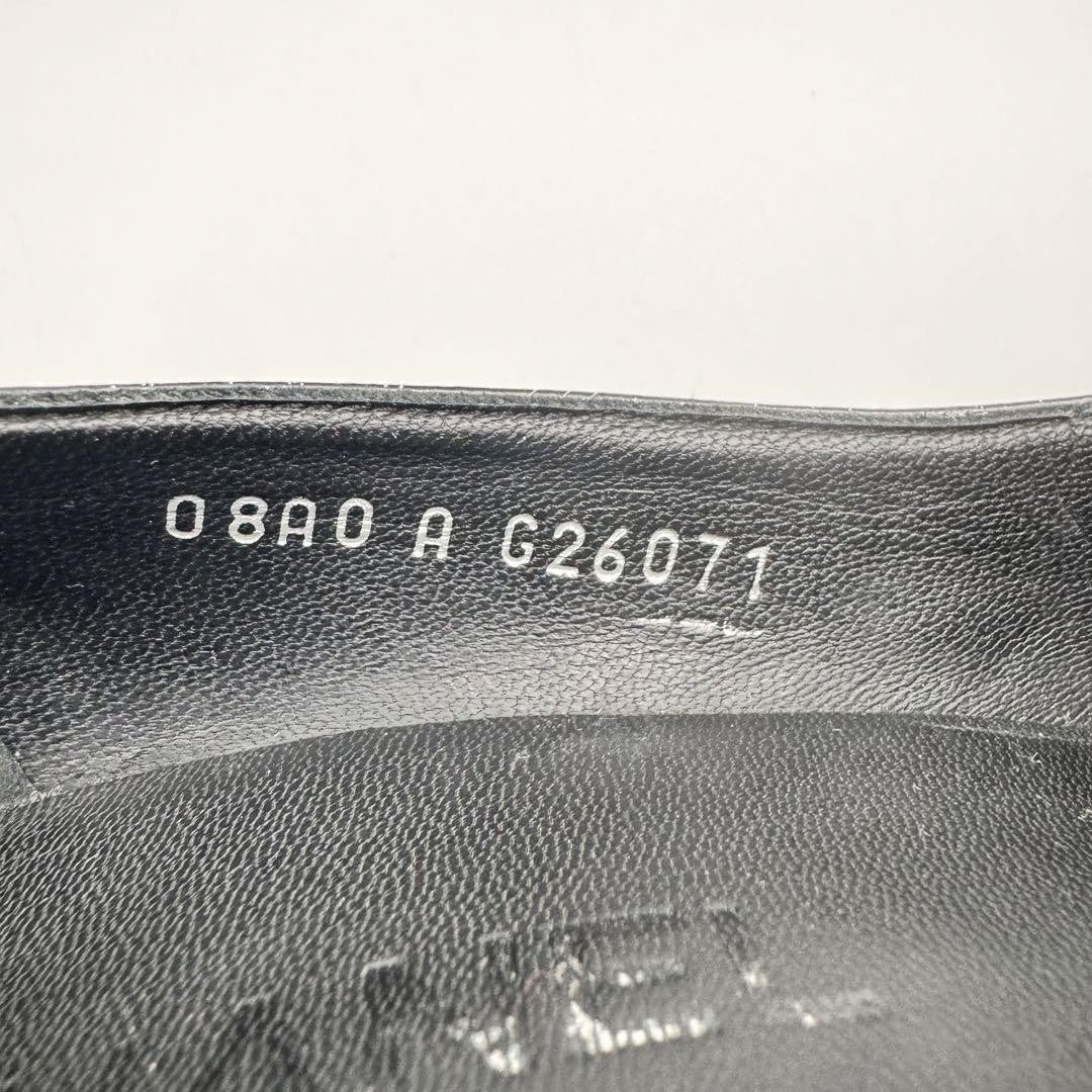 CHANEL Shoes Pumps Heel Cocomark EU 38.5 US 8.5 Patent Leather Black Authentic