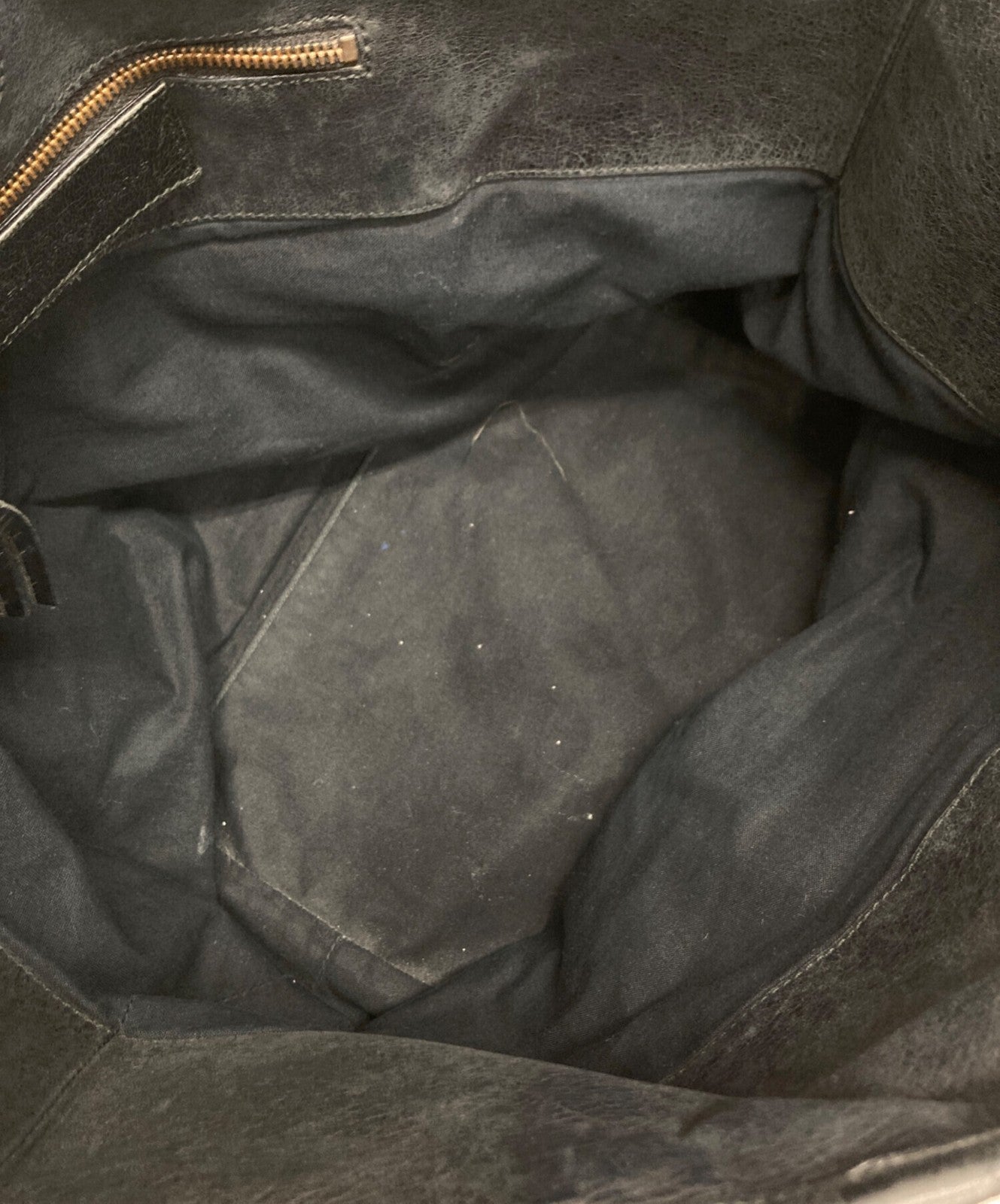 BALENCIAGA Hand Bag Tote Purse THE SUNDAY Black Authentic