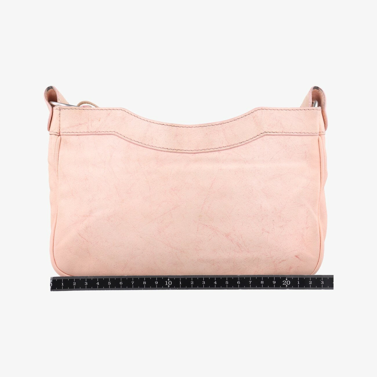 BALENCIAGA Shoulder Bag Purse Leather Pink Authentic