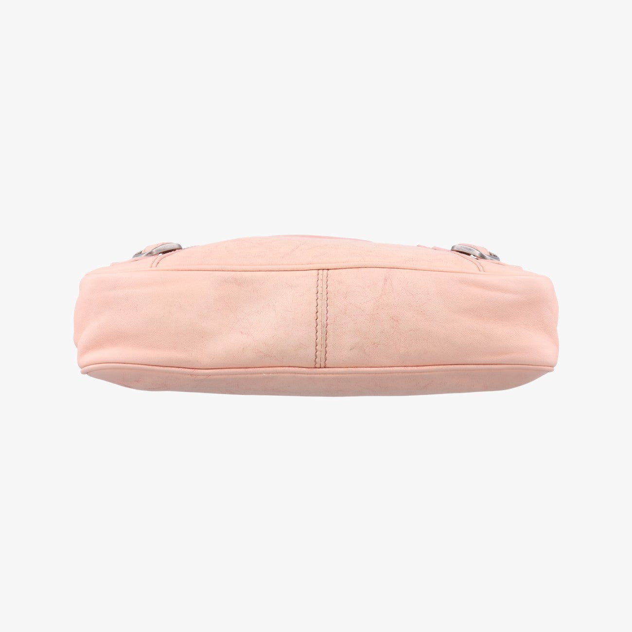 BALENCIAGA Shoulder Bag Purse Leather Pink Authentic