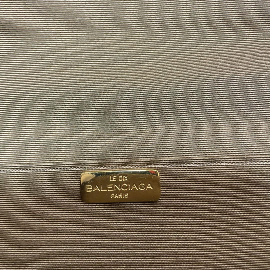 BALENCIAGA Shoulder Bag Purse Suede Beige Authentic