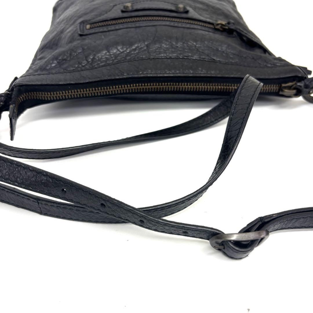 BALENCIAGA Shoulder Bag Purse Leather Authentic