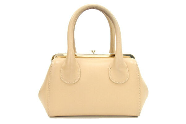 Chloe Hand Bag Tote Purse JOYCE Leather Beige Authentic