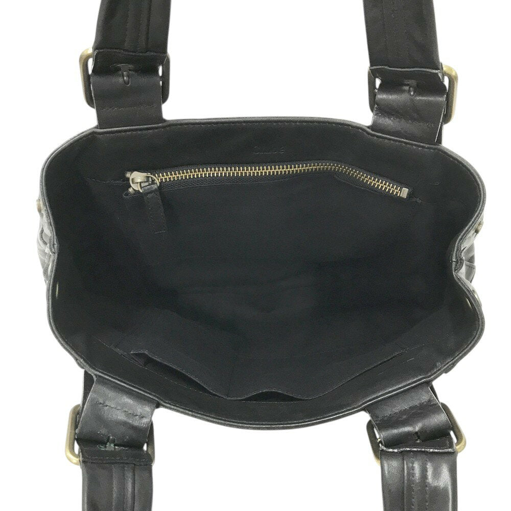 Chloe Hand Bag Tote Purse Black Authentic