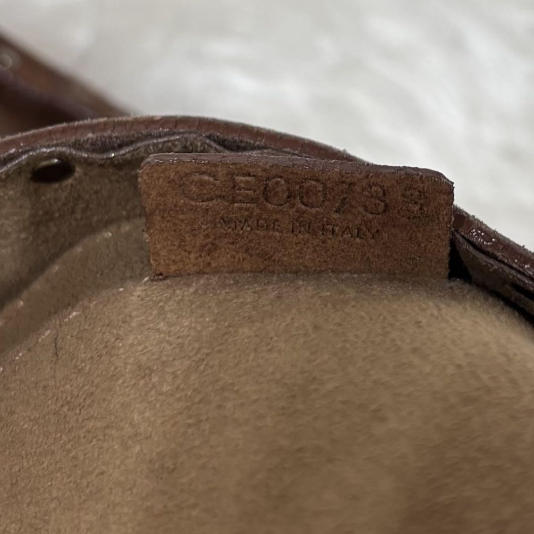 CELINE Hand Bag Tote Purse Boogie Suede Brown Authentic