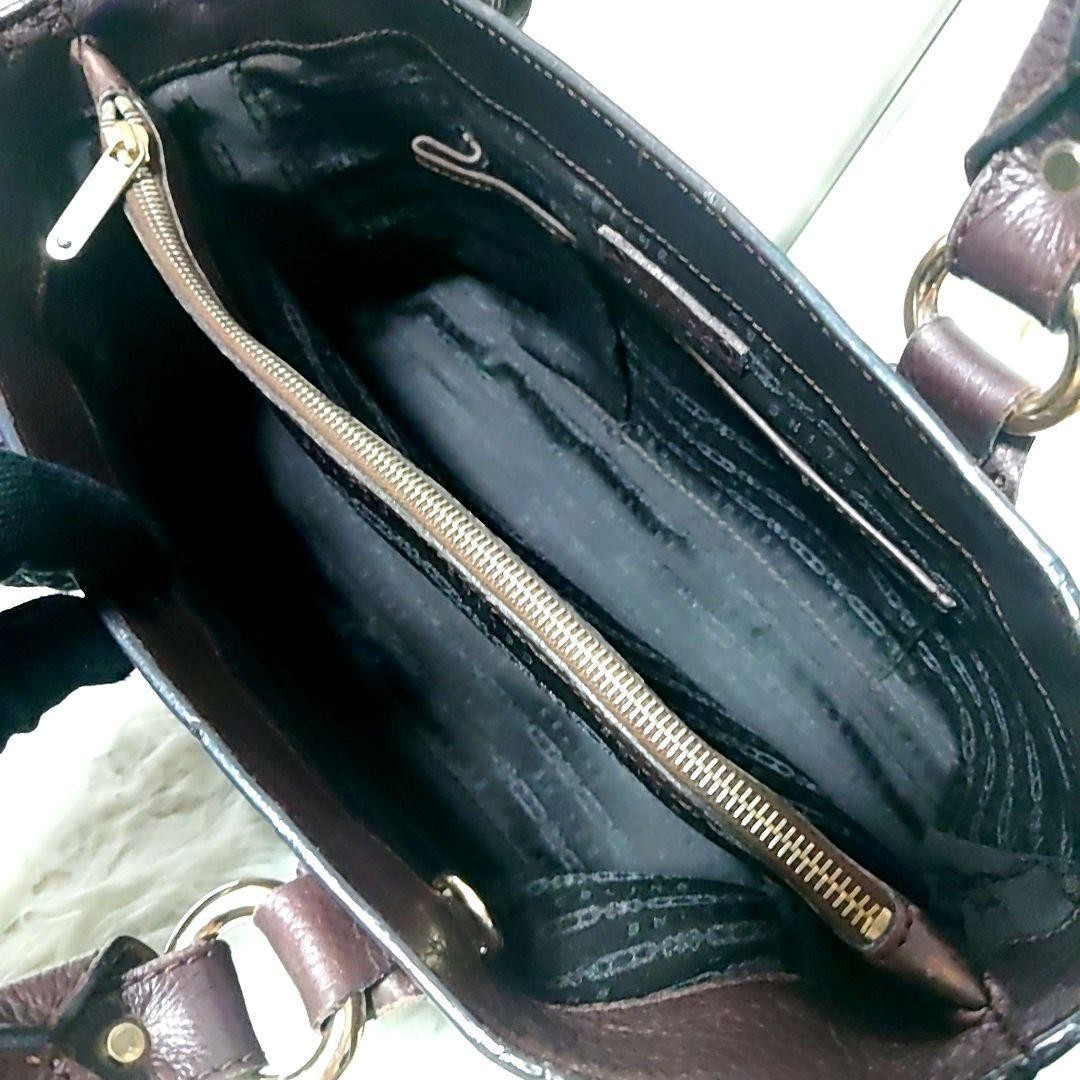 CELINE Hand Bag Tote Purse Boogie Dark Brown Authentic