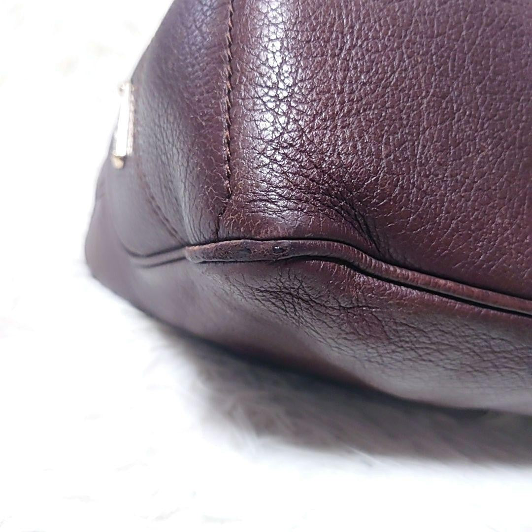 CELINE Hand Bag Tote Purse Boogie Dark Brown Authentic