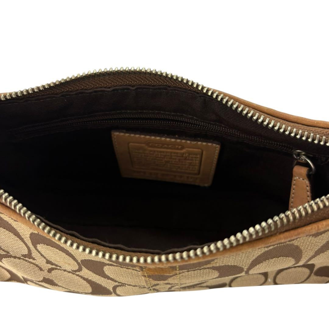 COACH Shoulder Bag Purse Signature Authentic