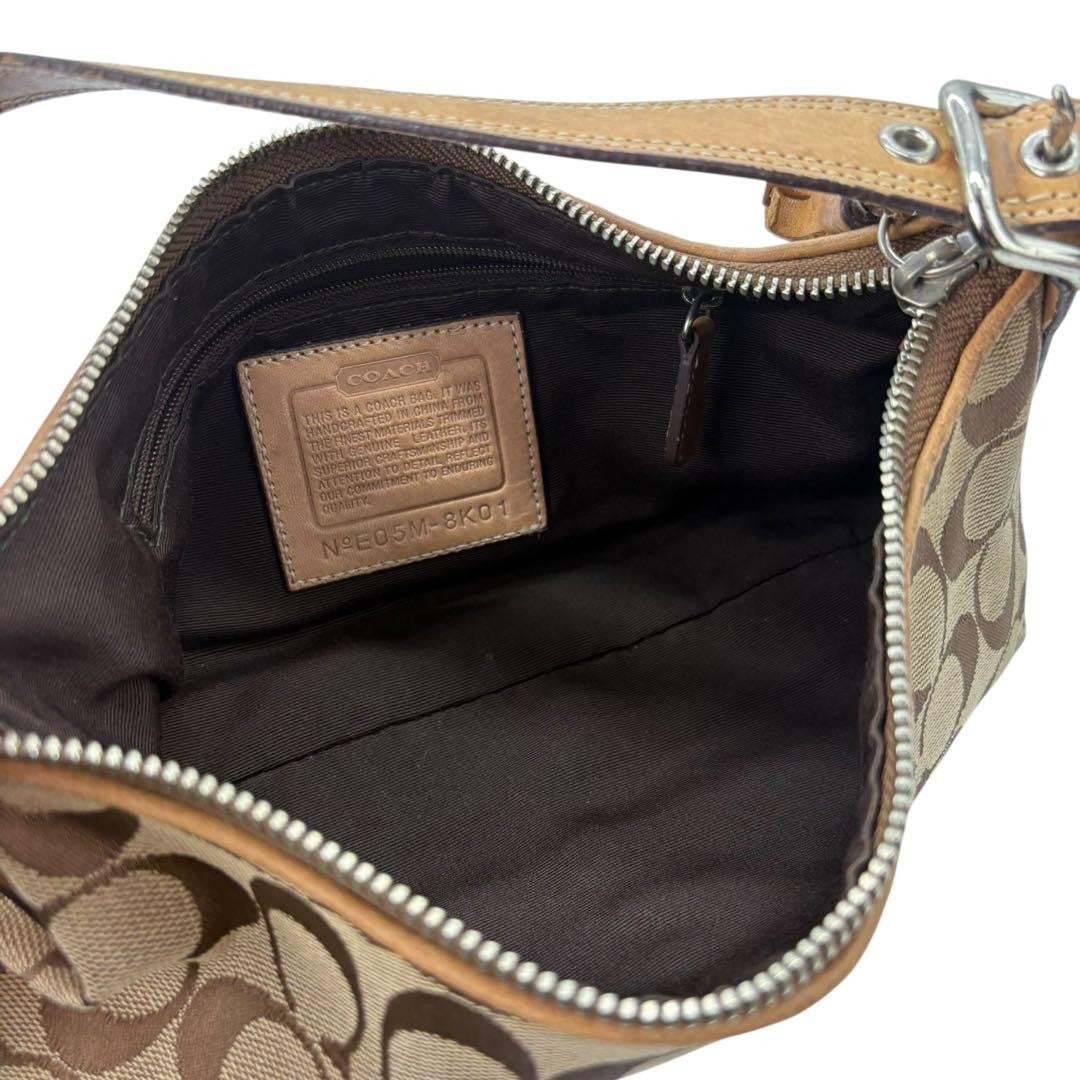 COACH Shoulder Bag Purse Signature Authentic