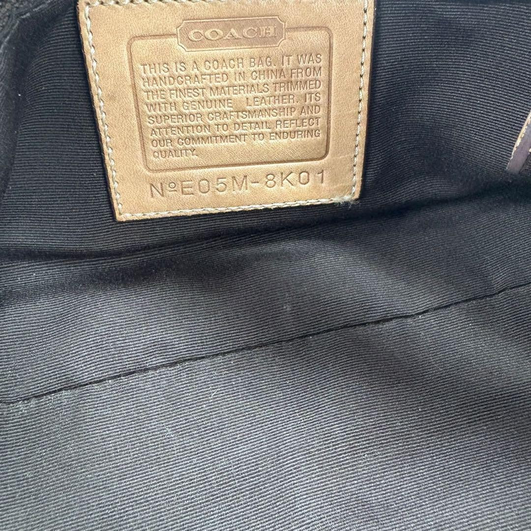 COACH Shoulder Bag Purse Signature Authentic