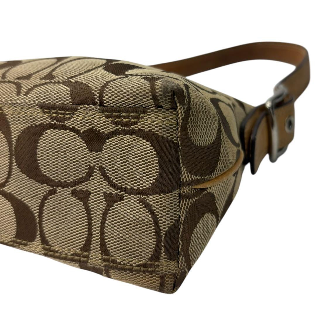 COACH Shoulder Bag Purse Signature Authentic