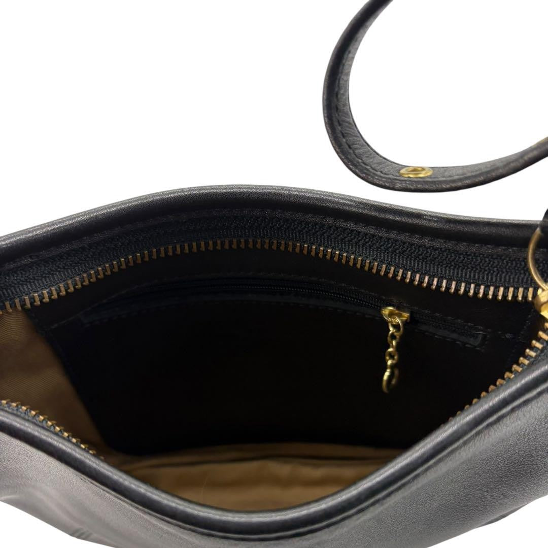COACH Shoulder Bag Purse Leather Authentic