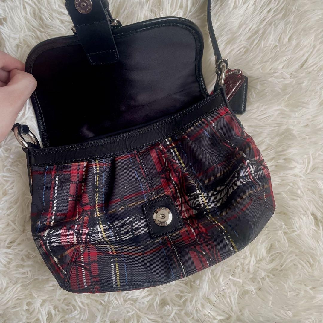 COACH Shoulder Bag Purse Soho 15476 Multicolor Authentic
