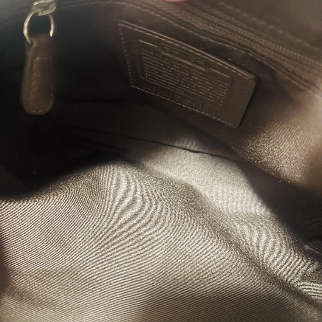 COACH Shoulder Bag Purse Soho Leather White Authentic
