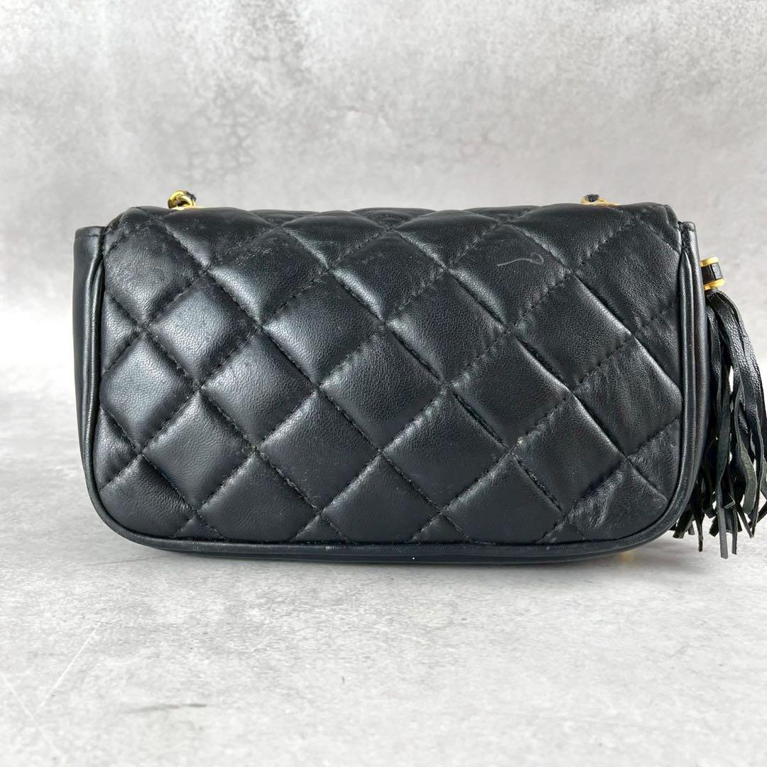 GIVENCHY Shoulder Bag Purse 4G Chain Leather Black Authentic