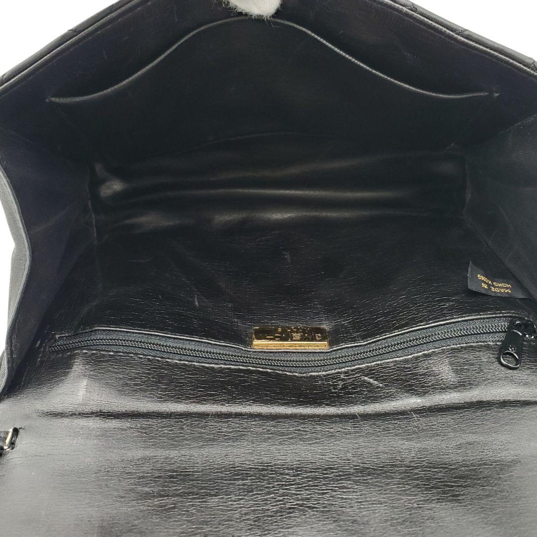 GIVENCHY Shoulder Bag Purse Chain 4G Quilted Leather Black Authentic