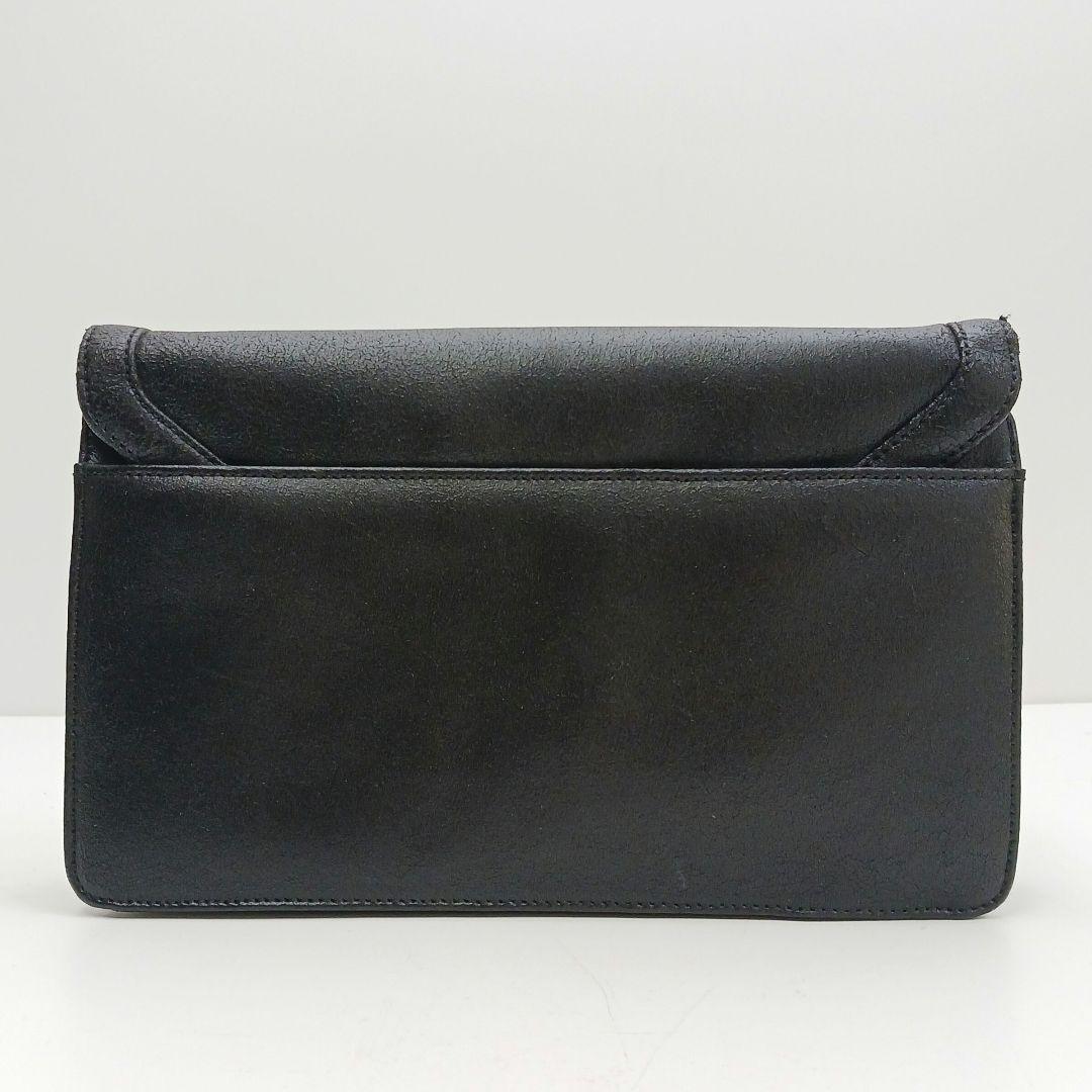 GIVENCHY Shoulder Bag Purse 4G Chain Leather Black Authentic