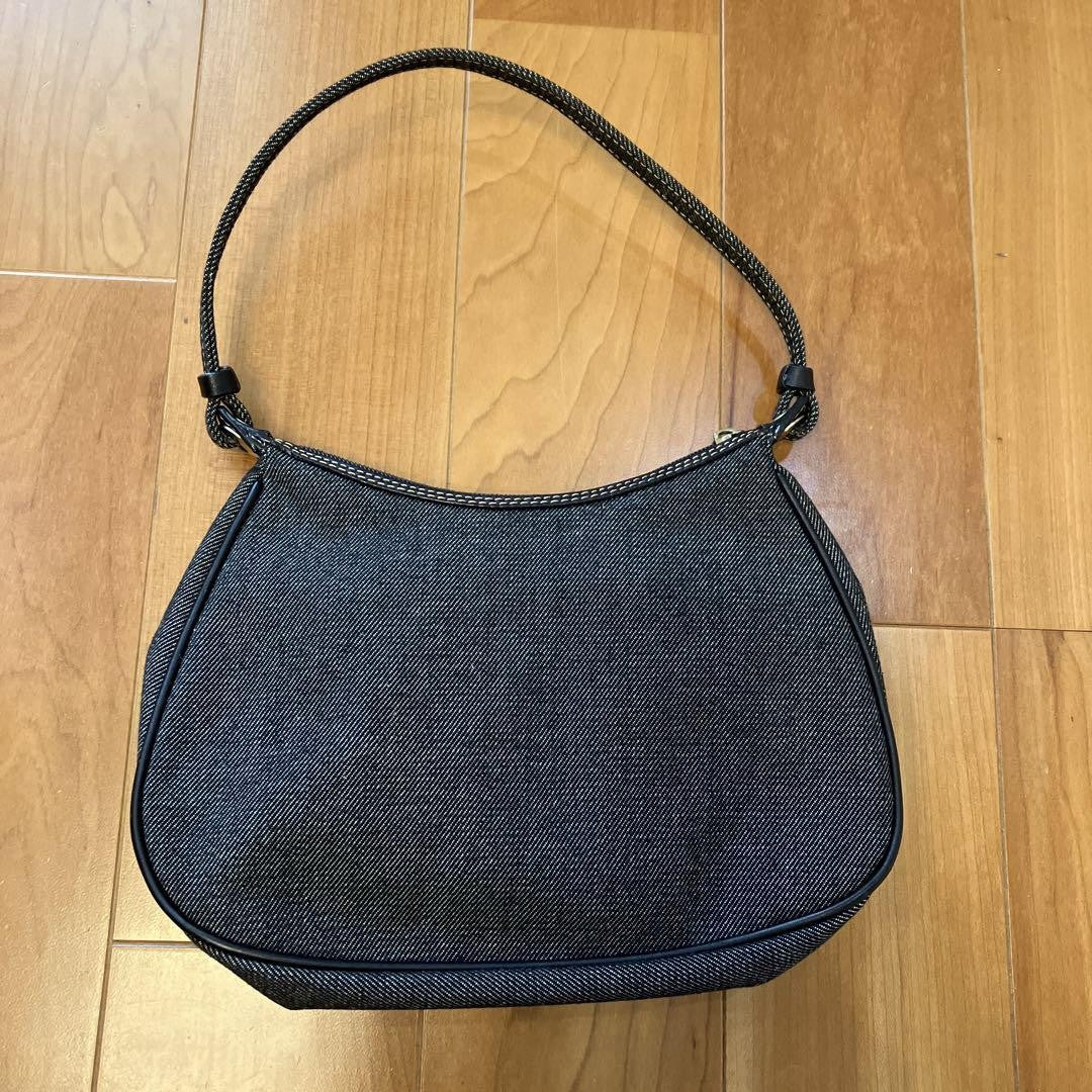GIVENCHY Mini Shoulder Bag Purse Denim Black Authentic
