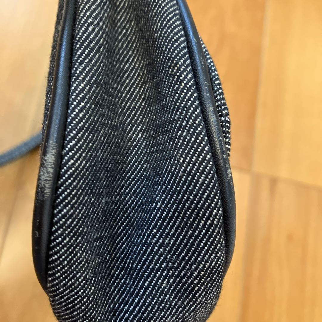 GIVENCHY Mini Shoulder Bag Purse Denim Black Authentic