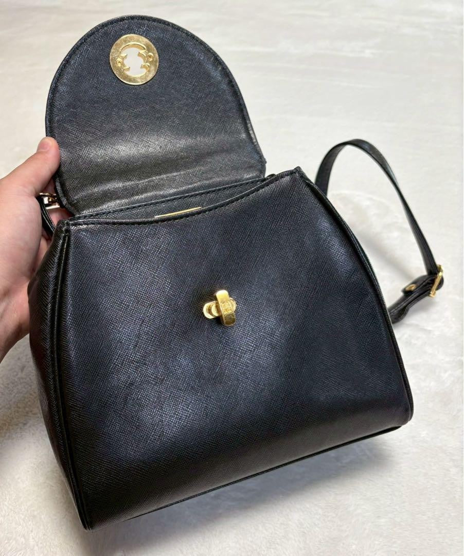 GIVENCHY Hand Shoulder Bag Tote Purse 2way Leather Authentic